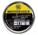 Пули пневм. RWS Meisterkugeln Rifle 4.5 мм, 0.53г (500шт)